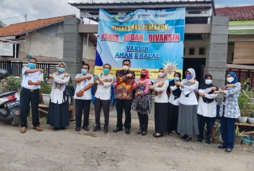Vaksin Pfizer Tahap Awal  Di Tinjau Langsung oleh Kepala Perwakilan BKKBN Provinsi Jawa Tengah